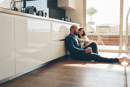 Middle Aged Couple In Kitchen
