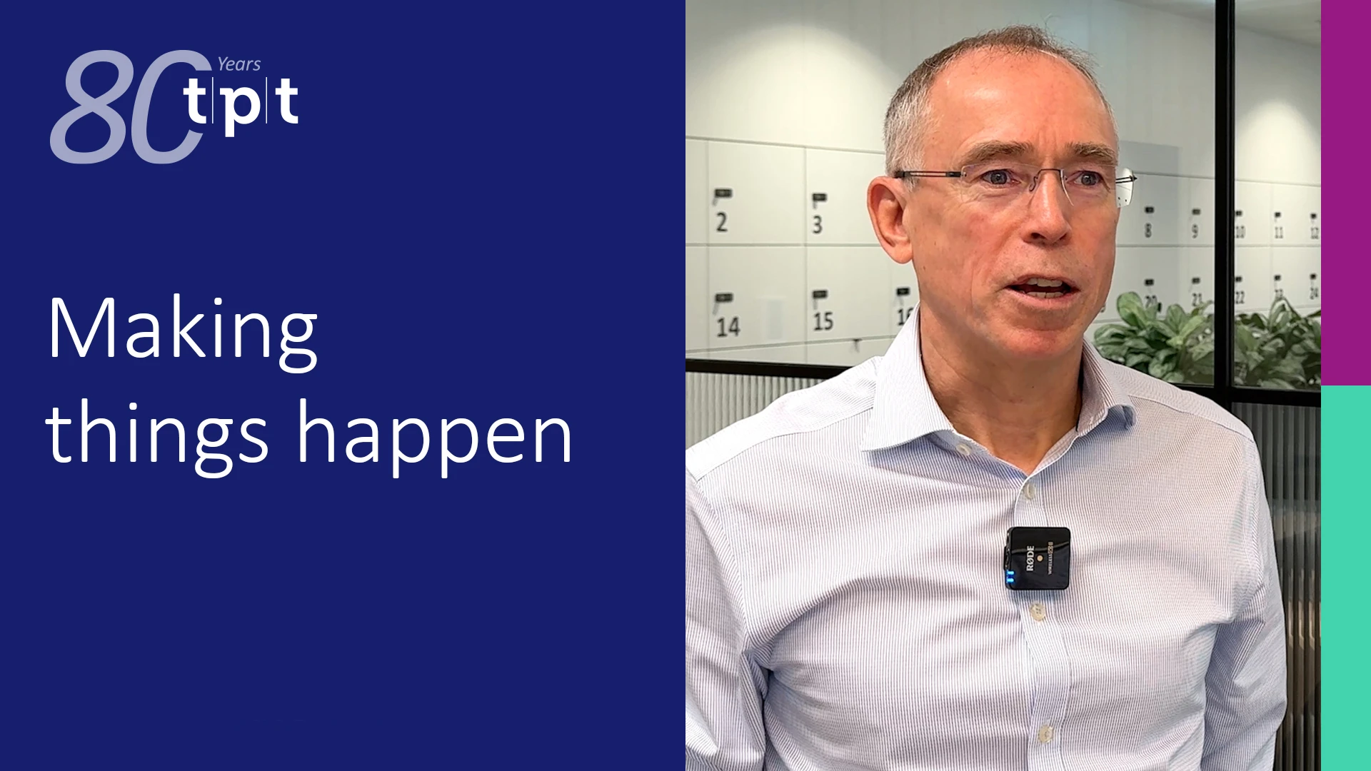 David Lane, Chief Executive of TPT