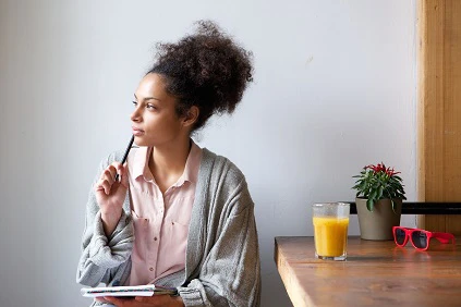 Young Woman Thinking