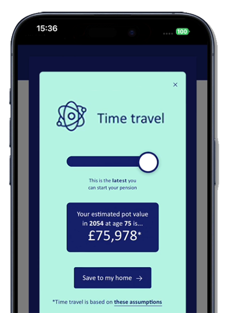 Time travel tool on mobile