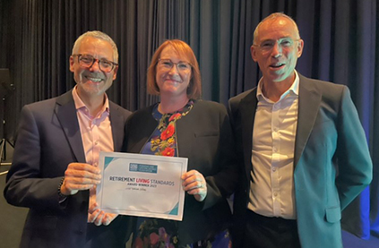 Defined Contribution Director Philip Smith, Head of Defined Contribution Georgie Edwards and CEO David Lane. 