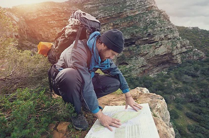Young Man Hiking