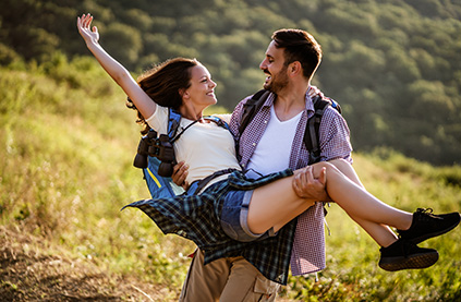Couple outdoors